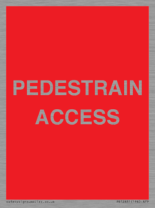 PEDESTRAIN ACCESS